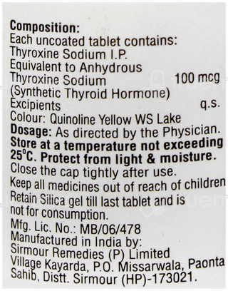 Thyrorise 100 Tablet 120
